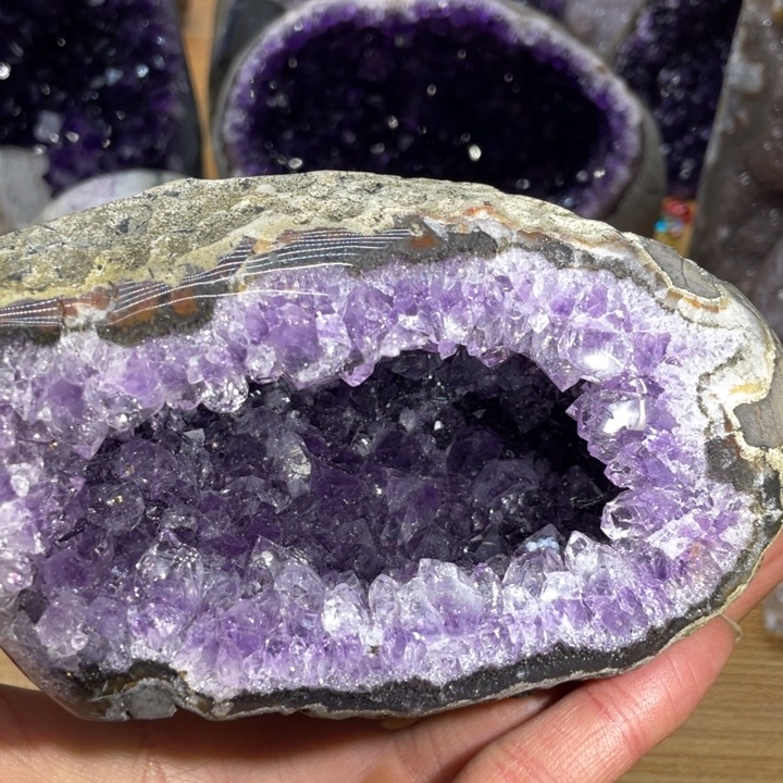 紫晶钱袋子未镶嵌