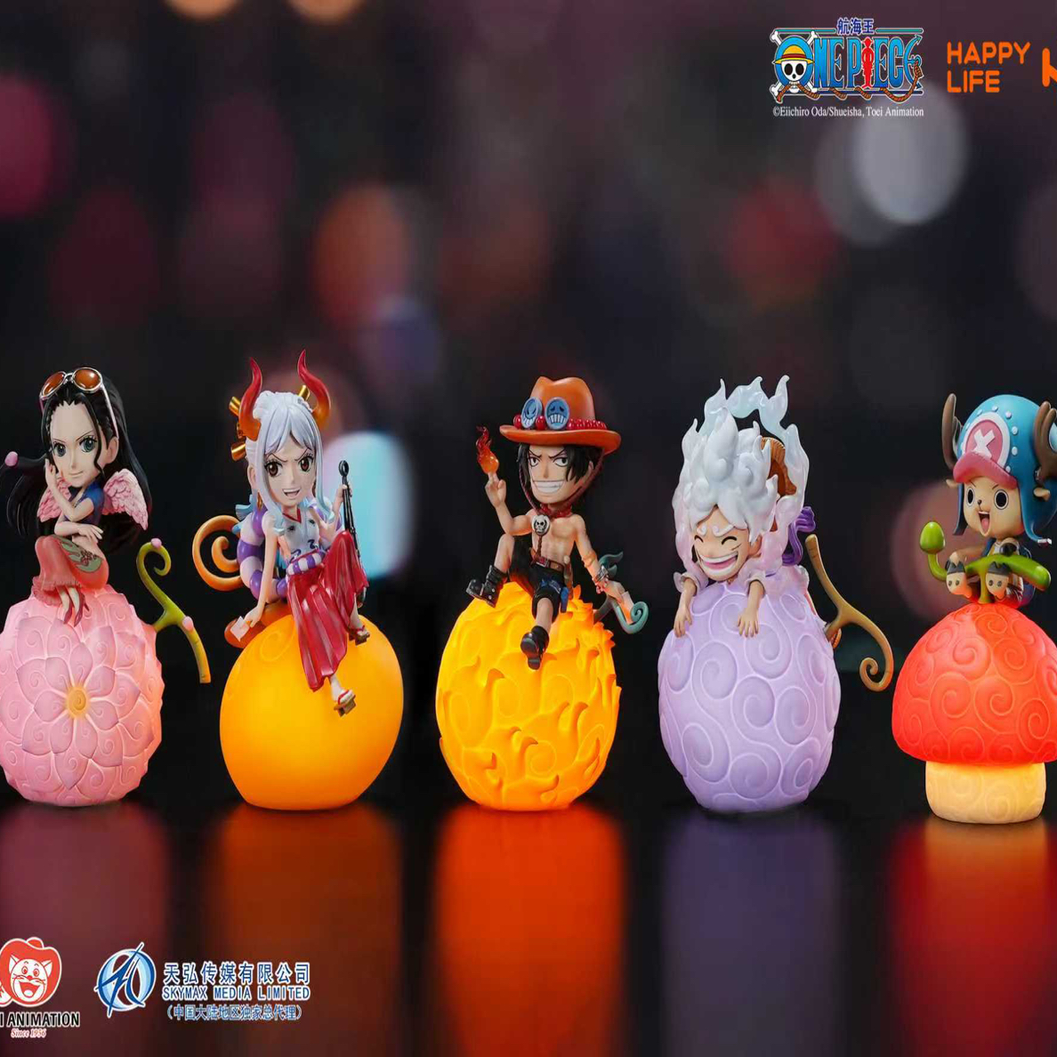喜喜 正版授权集美《航海王》恶魔果实系列小夜灯