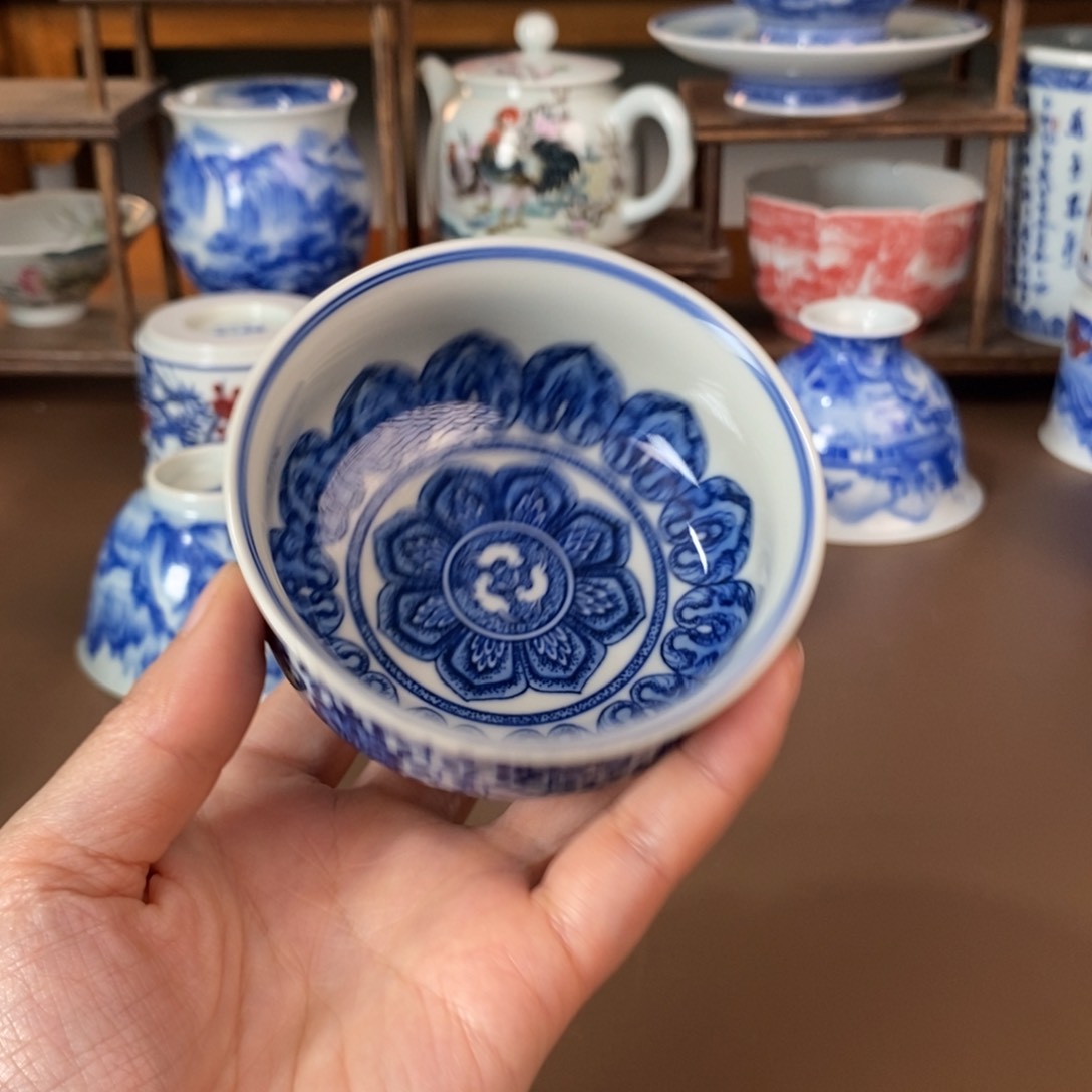 不*候景德镇陶瓷手工手绘