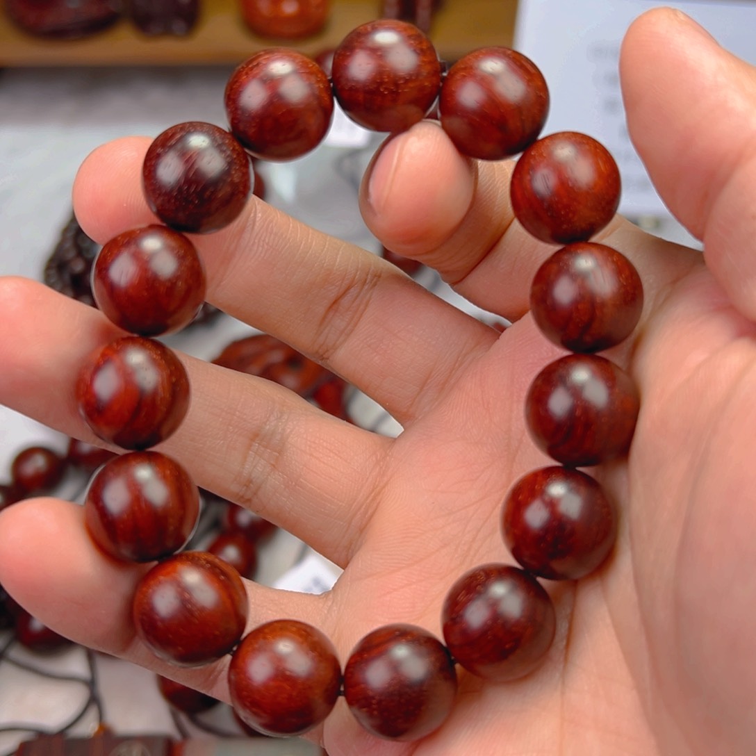 小叶紫檀手串/手链原汁原味1.5