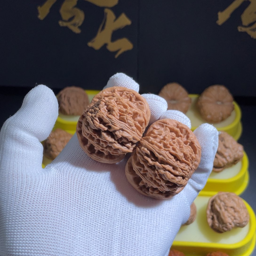 文玩核桃把件10号入门练手45有修四座楼