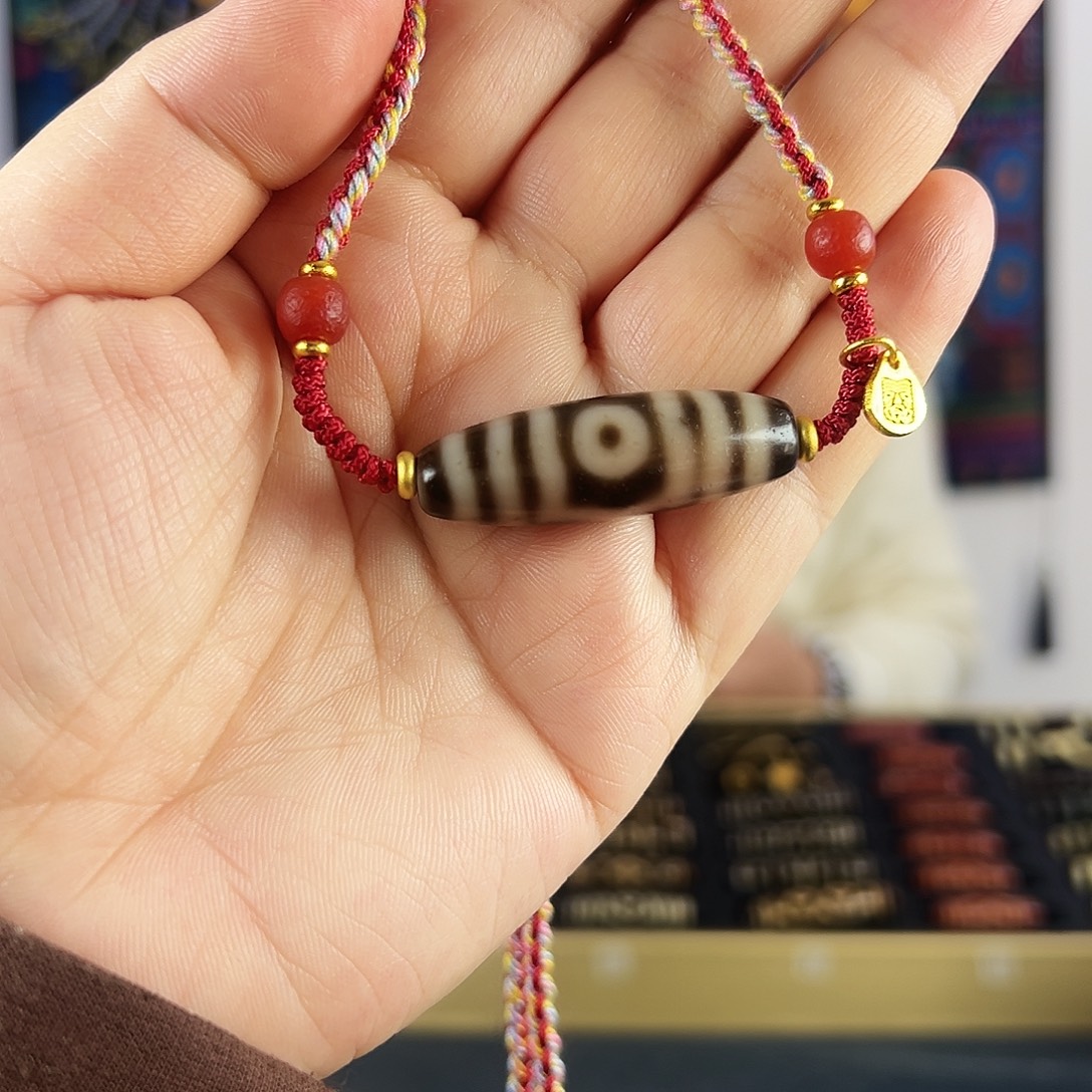 玛瑙/玉髓合金颈饰～曲贡39长