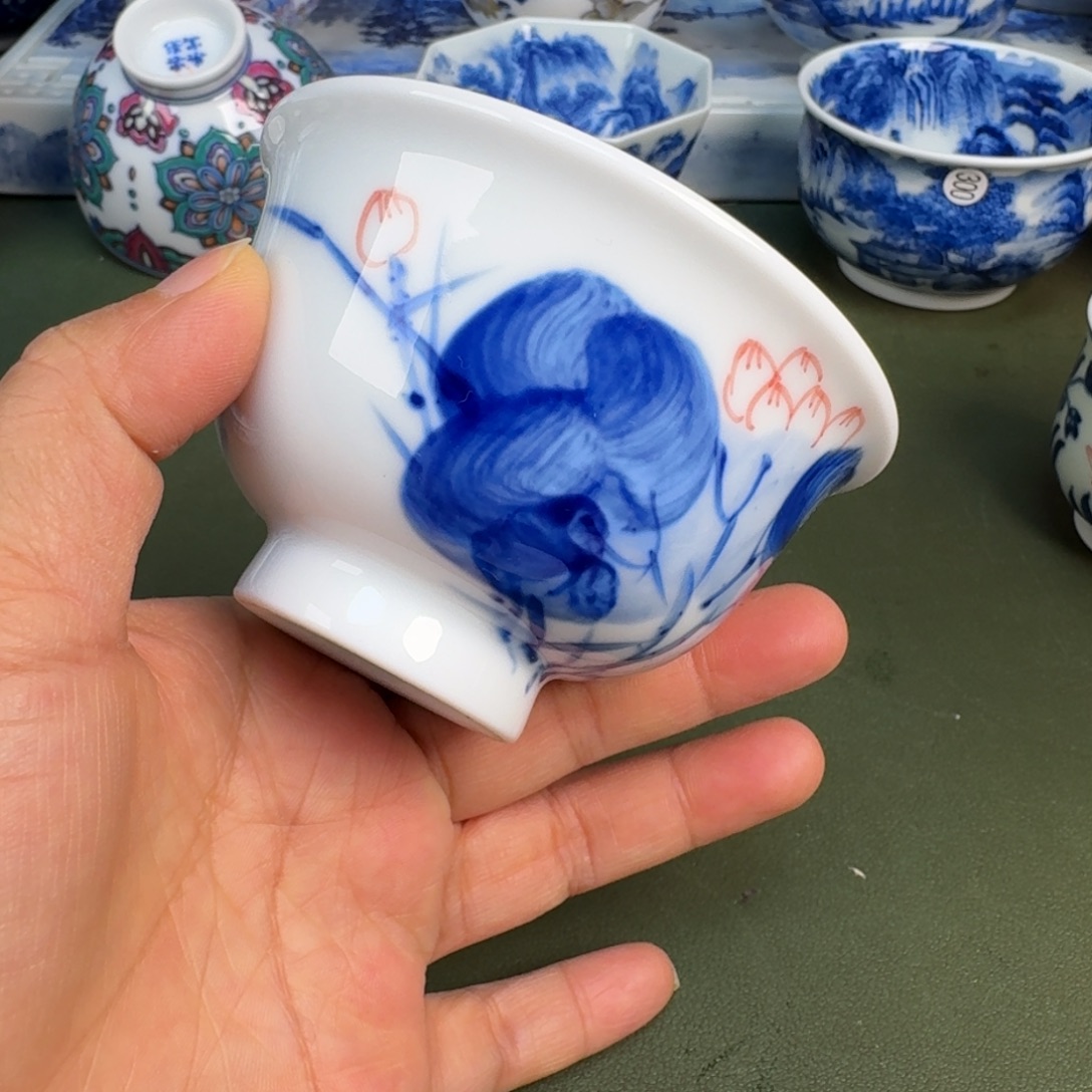 陶景德镇纯手绘茶具圆圆224