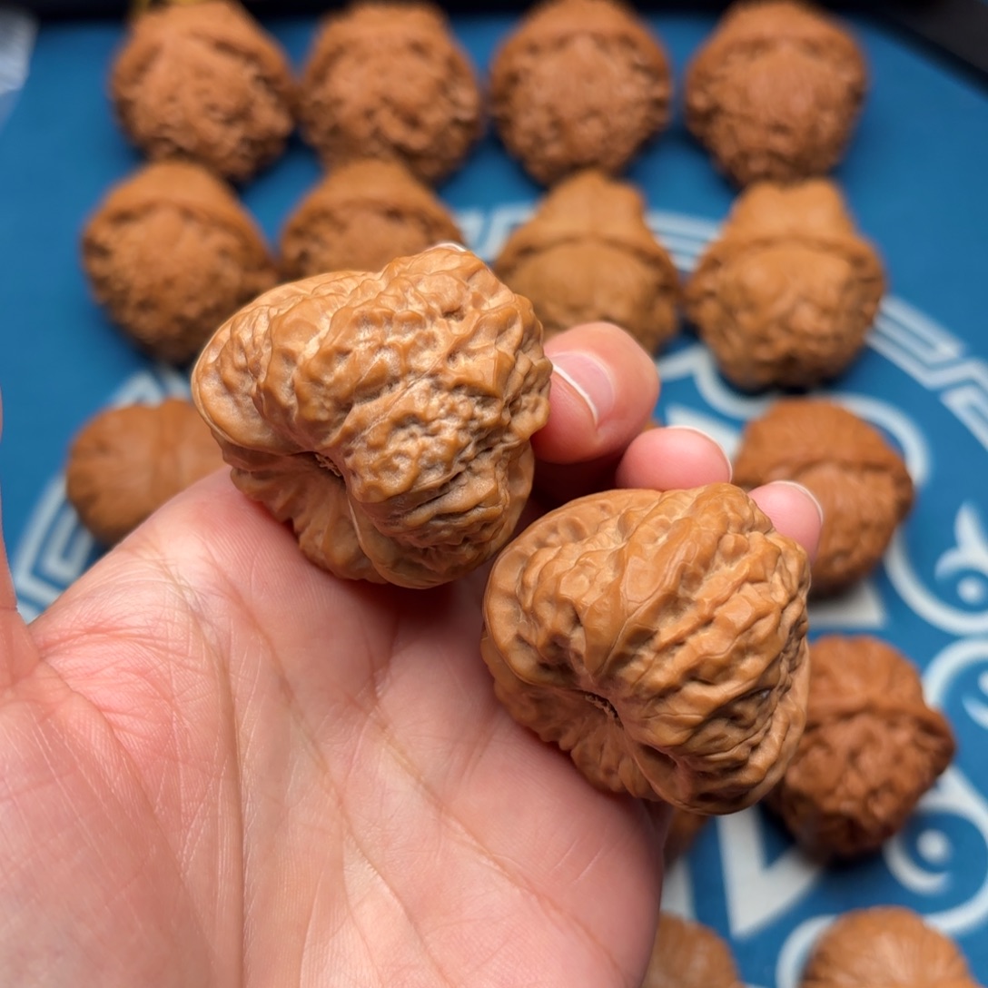 文玩核桃吊坠蛙边40