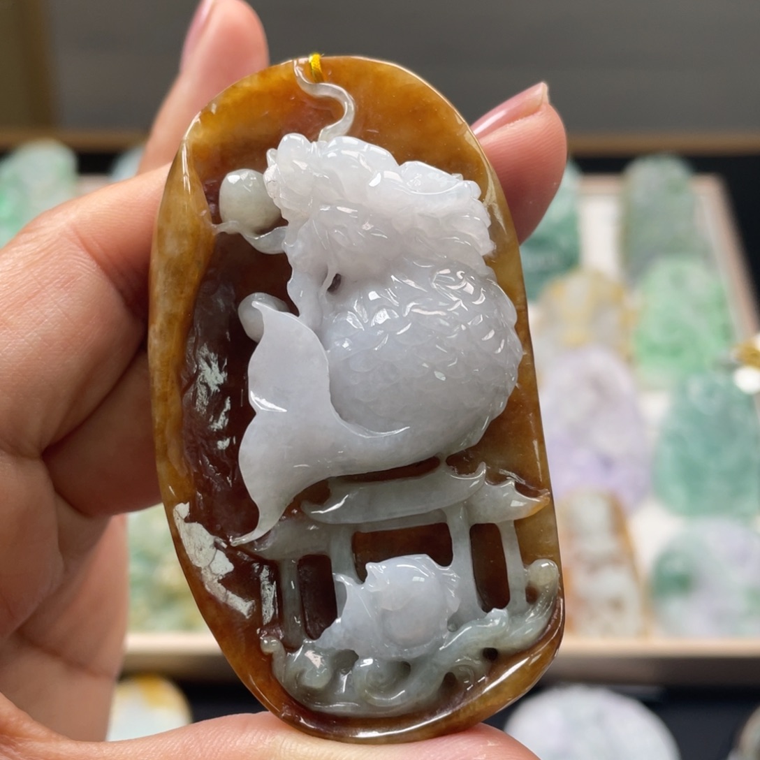 翡翠吊坠(不含链)未镶嵌