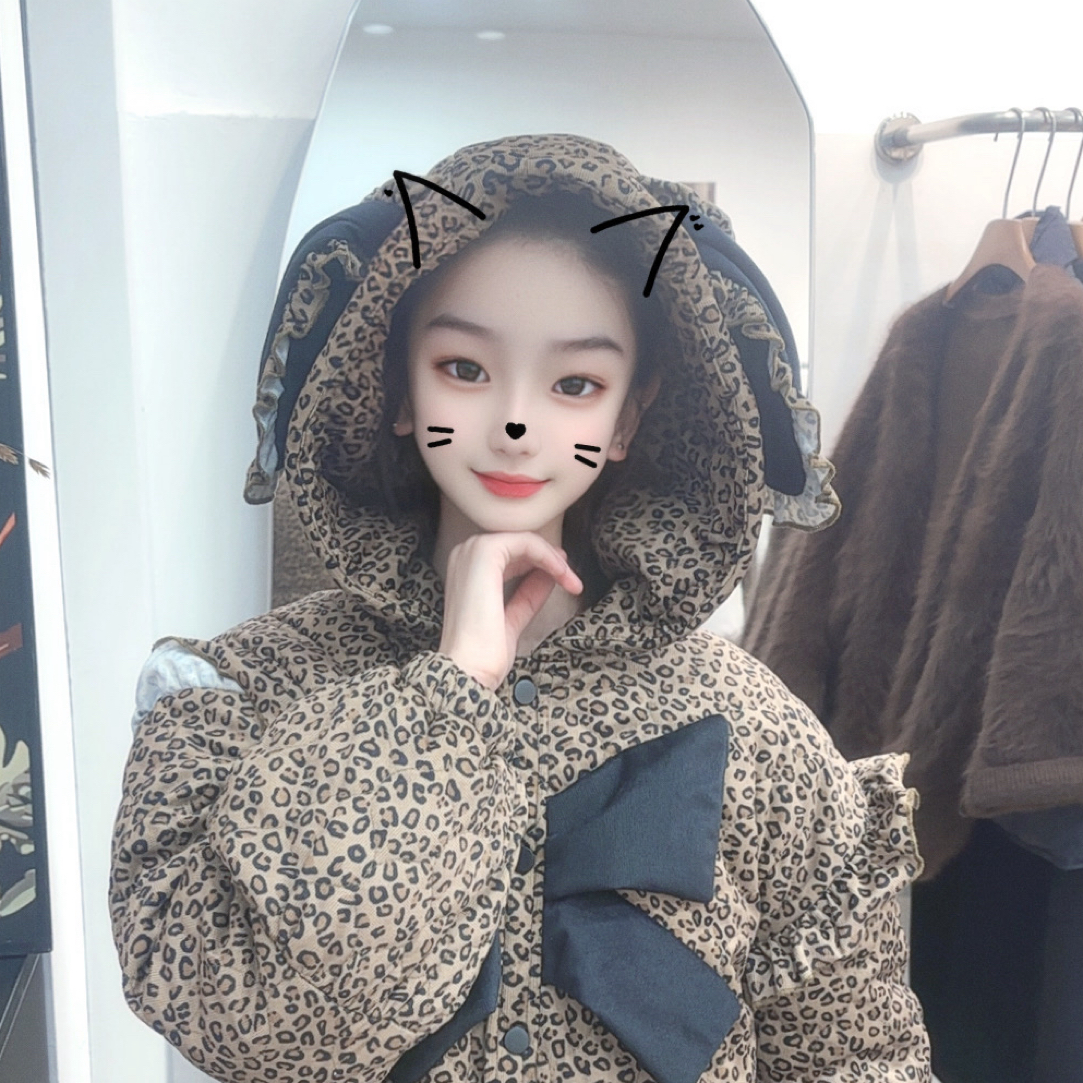 女童加厚棉家居服