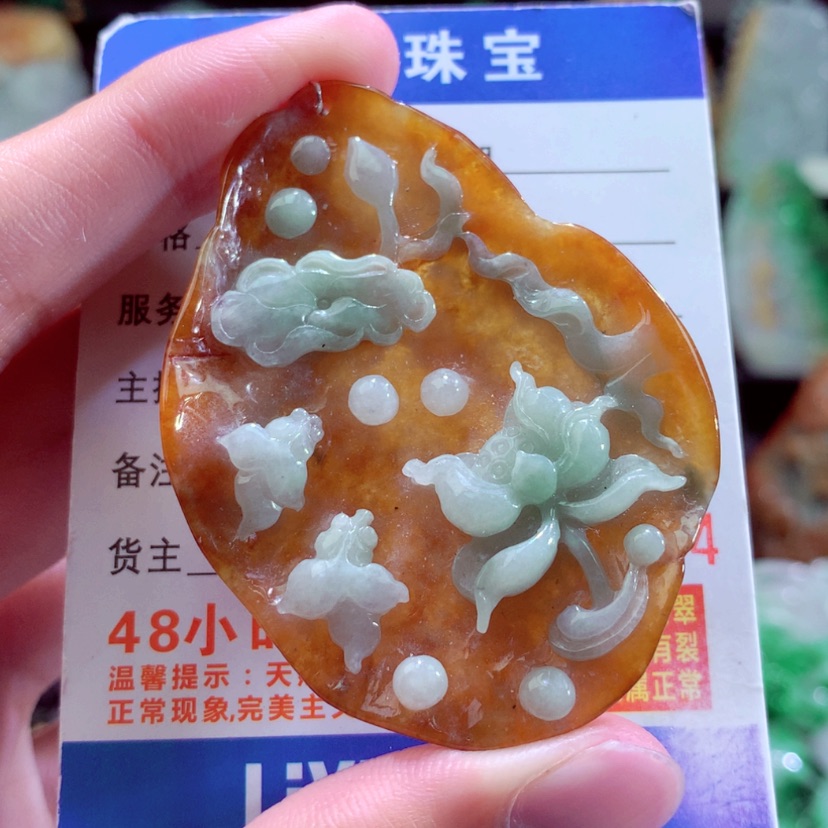 【闪购商品】翡翠颈饰未镶嵌挂件