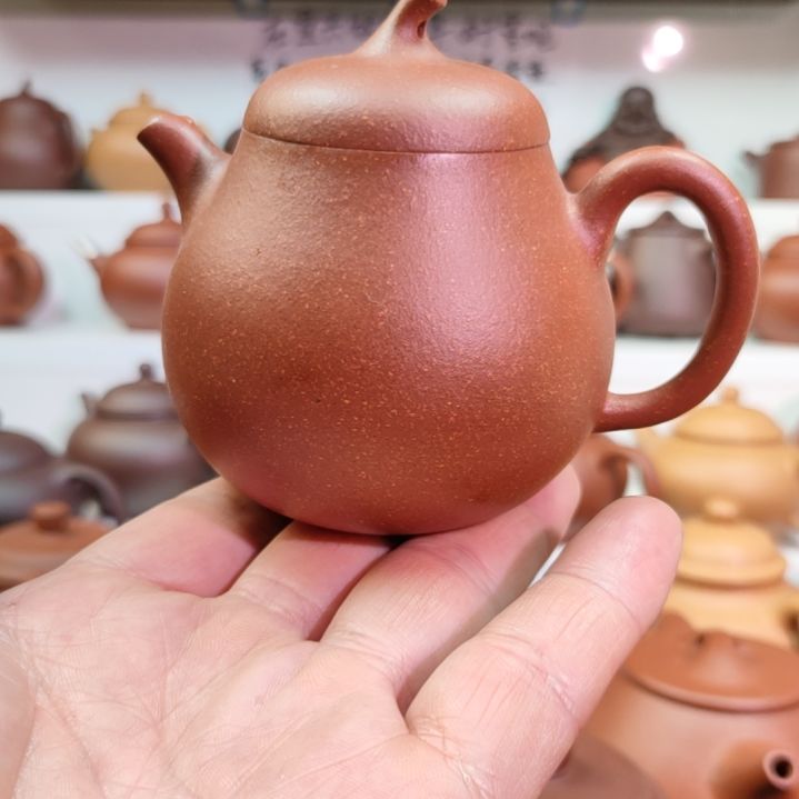 紫砂茶壶茄瓜160cc左右降坡