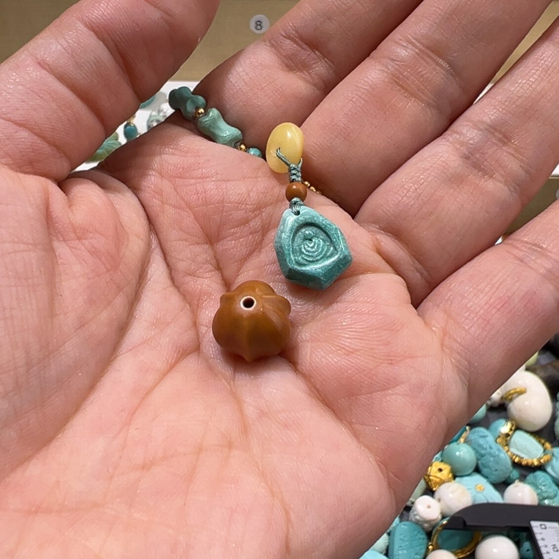 猴头核桃吊坠配件