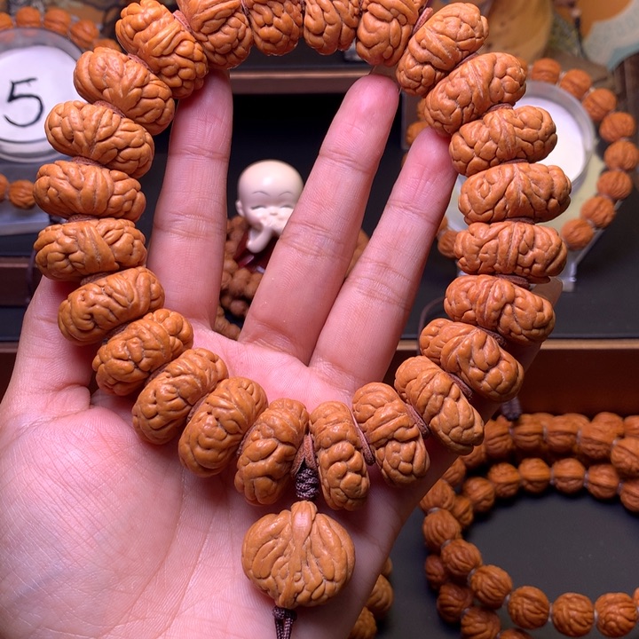 桃核吊坠十**生桃核手串