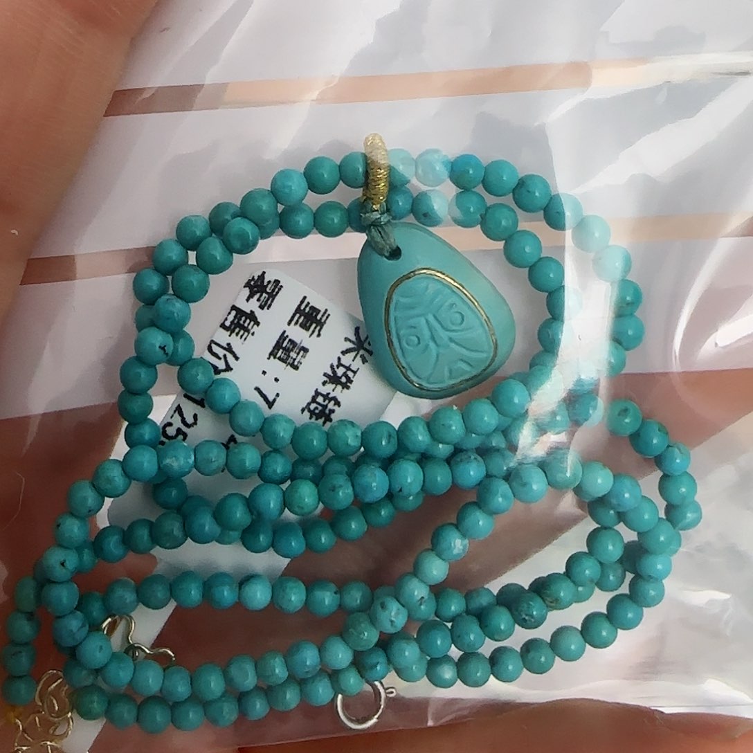 绿松石珠宝半成品未镶嵌