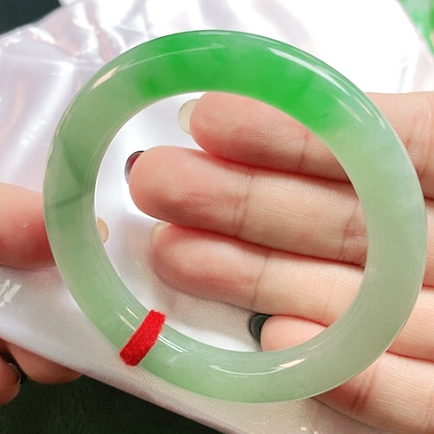 未镶嵌手镯翡翠圆条2877