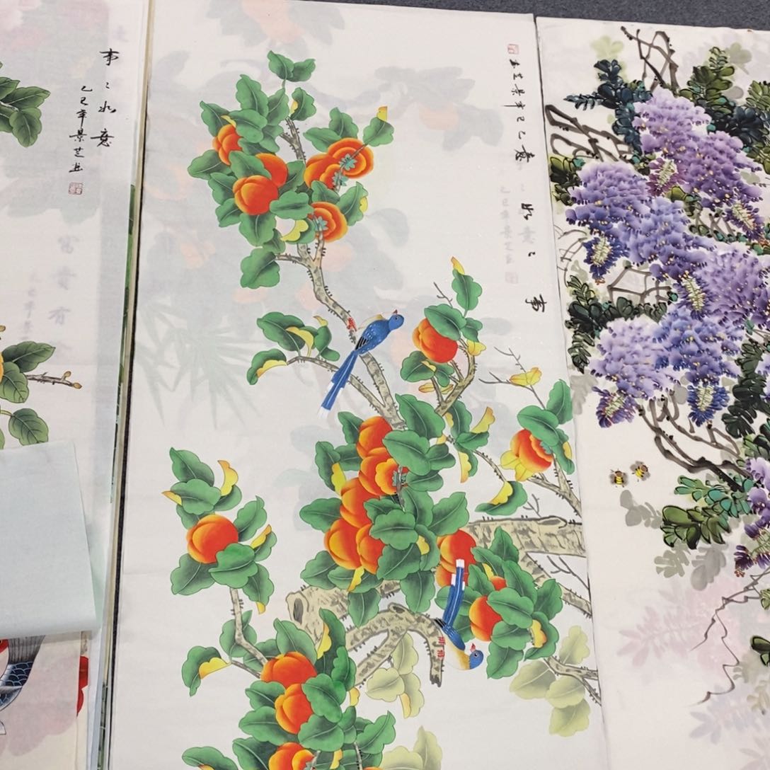 国画轻*尺寸140✖️70四尺精品手绘画