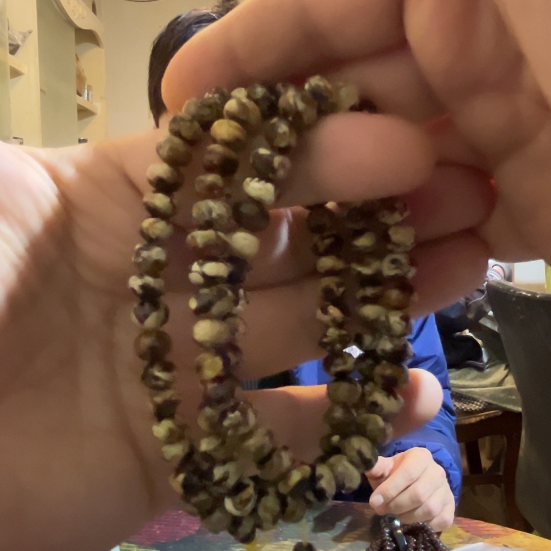 琥珀颈饰未镶嵌9-10