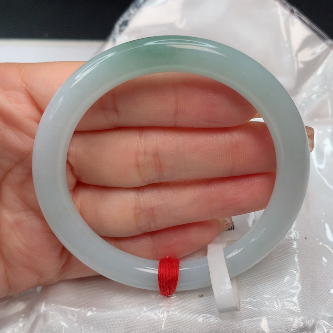 翡翠手镯未镶嵌54-55 圆条