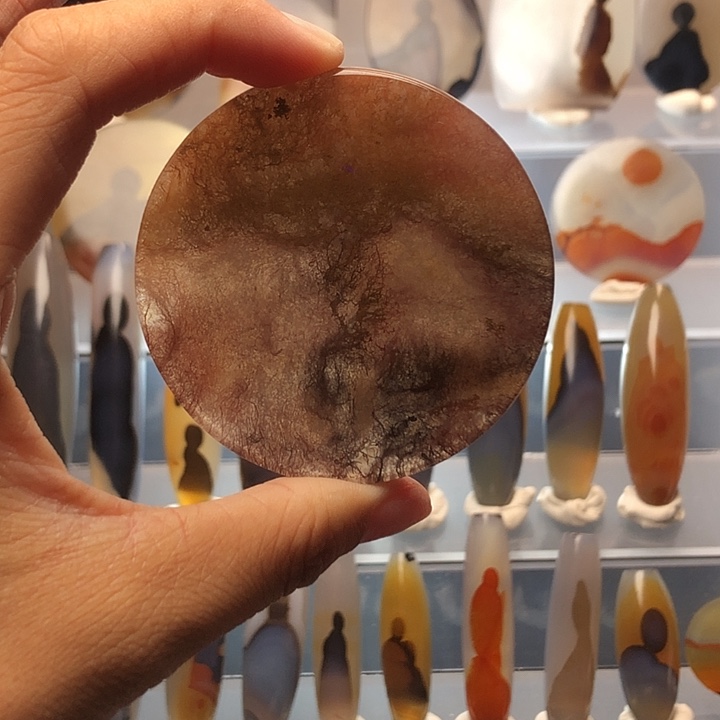 玛瑙/玉髓合金珠宝半成品