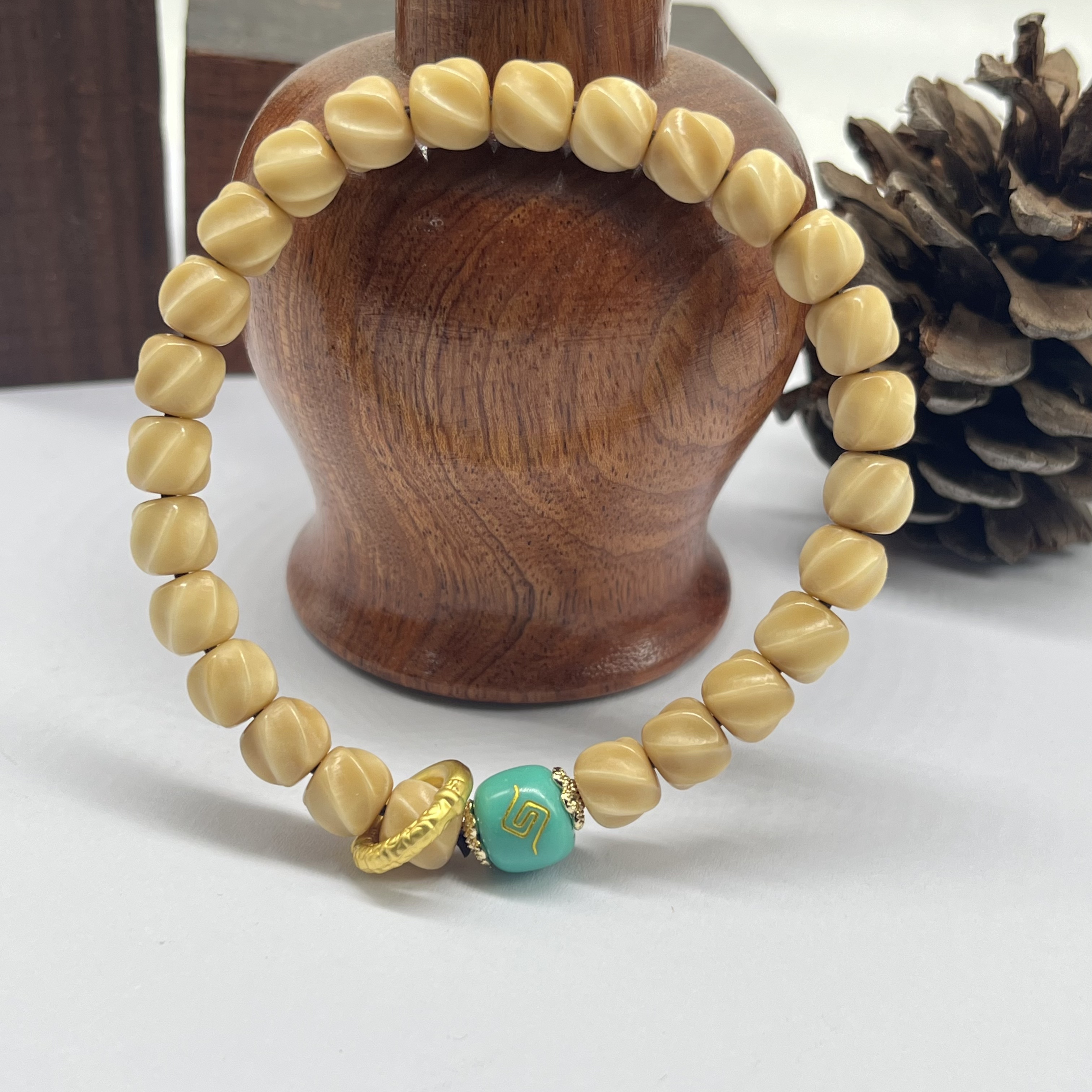 A1 龙脊菩提卡7单圈精美手串 123 （配A1礼盒）