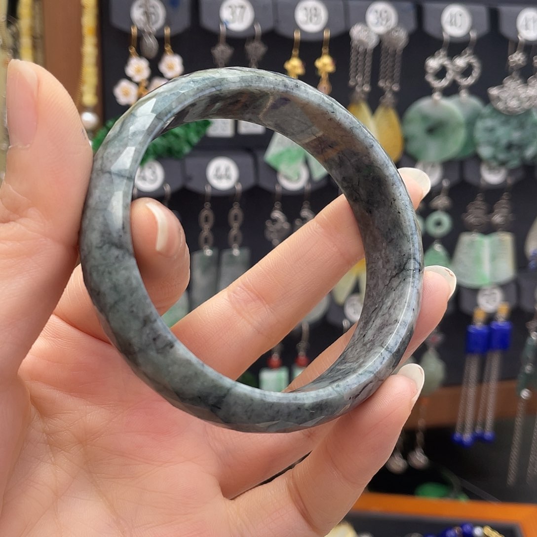 翡翠手镯未镶嵌张****)632ghnhhhm