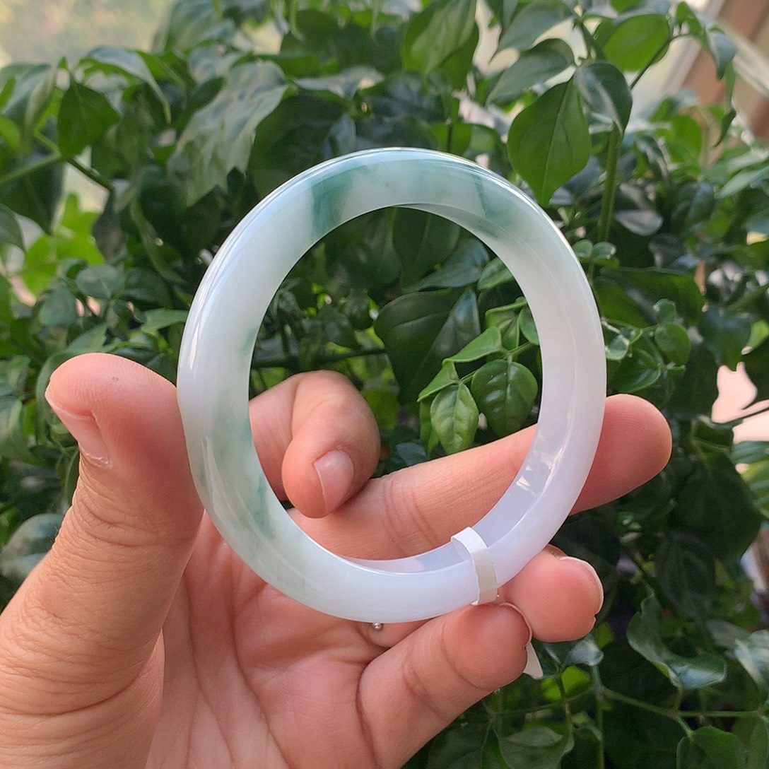 翡翠未镶嵌手镯11号