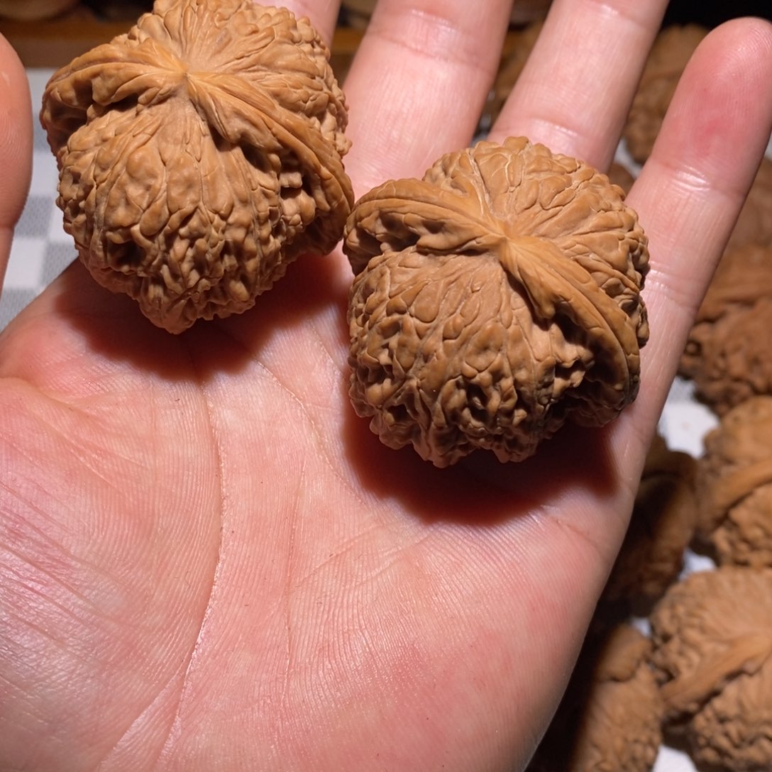 文玩核桃吊坠情***稳白狮子