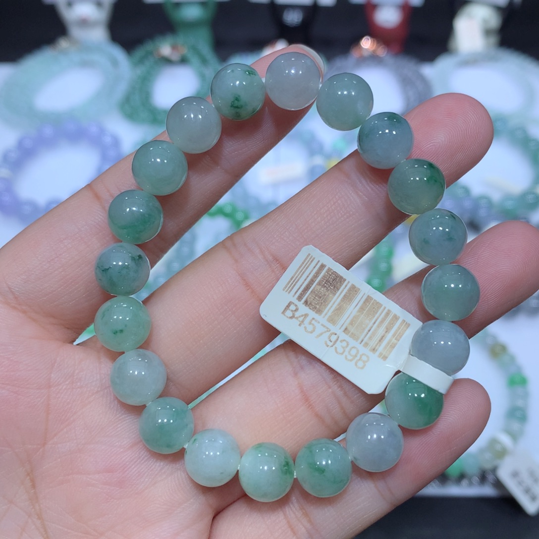 翡翠未镶嵌手串天然