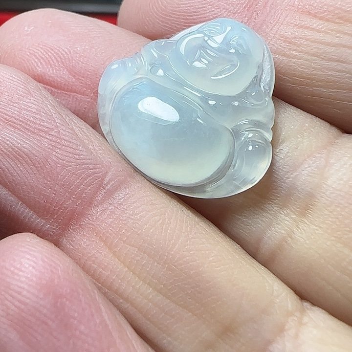 翡翠未镶嵌颈饰天然缅甸翡翠佛公
