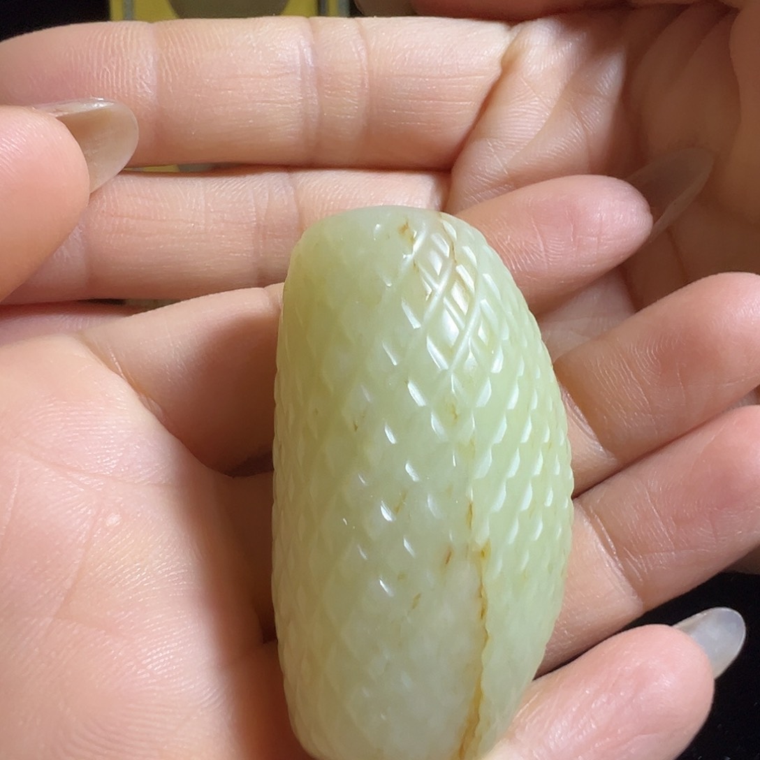 和田玉未镶嵌挂件阿*