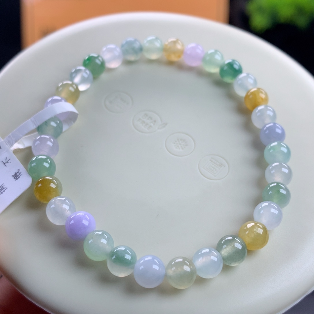 翡翠未镶嵌手链卡6