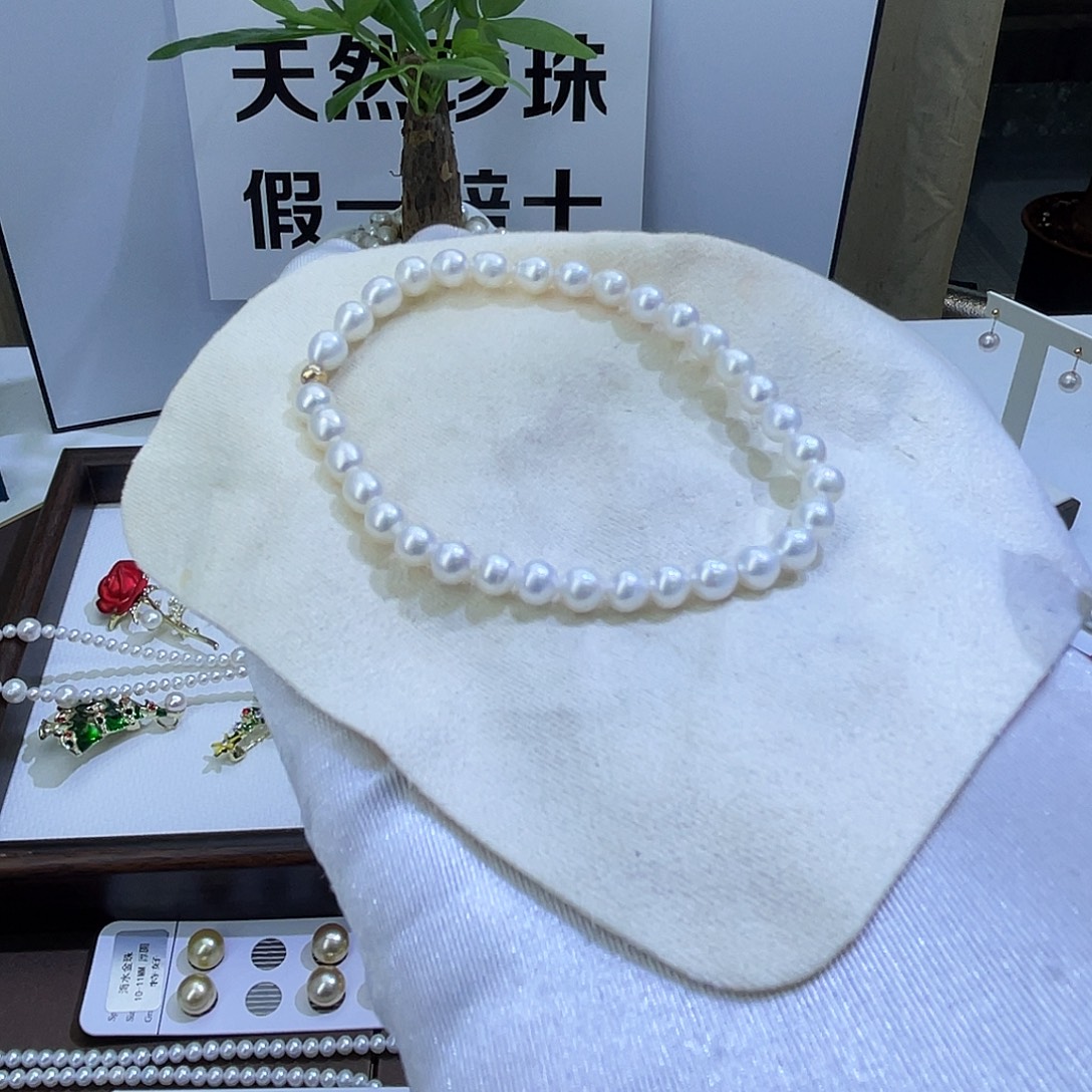 合金淡水珍珠手绳