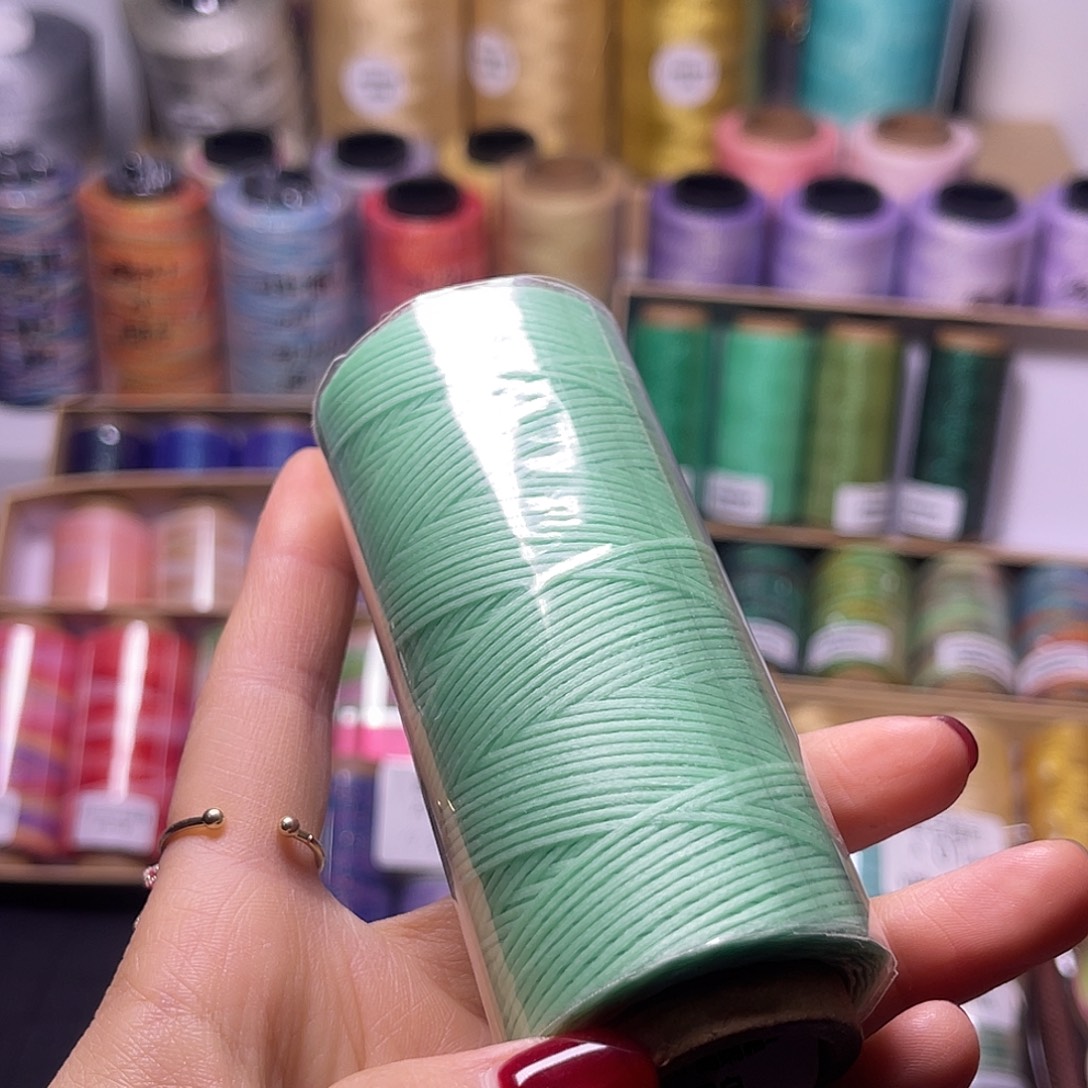 孤品 0.8扁蜡月白蜡线纸轴