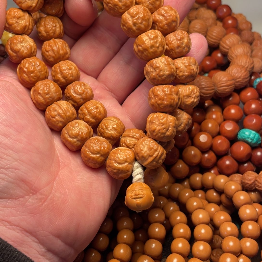 丁***一猴头核桃吊坠金蟾