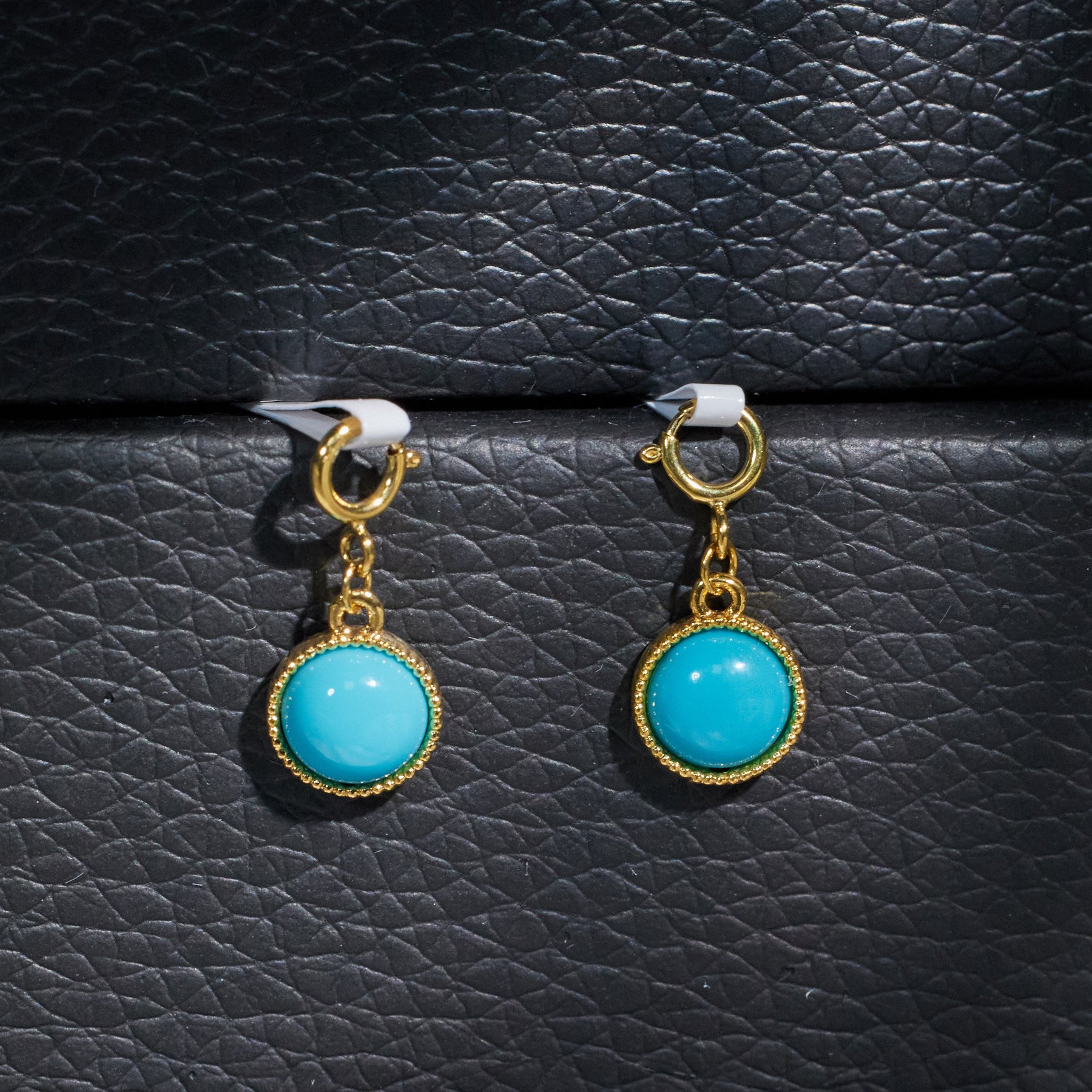 【歪歪】饸梓*美松石转运珠吊坠*18K金镶嵌N1667