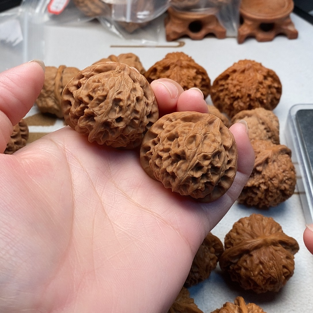 把件桃核全品无修宫灯