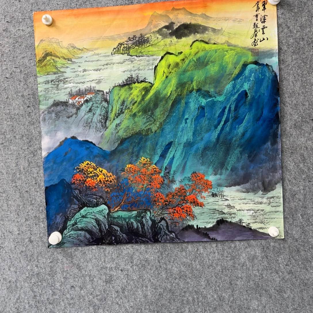 书法作品多次参加