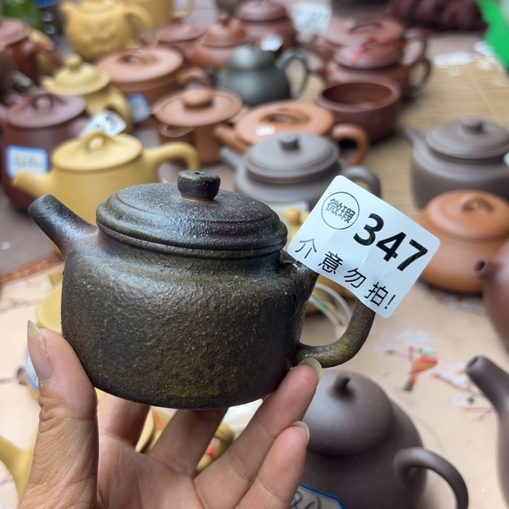 ***紫砂茶壶紫泥瑕疵130
