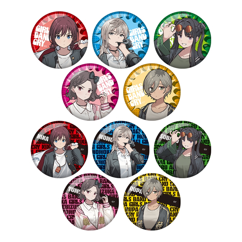 【藏谷馆】国内现货 gbc 哭泣少女乐队 极道爆裂吧唧徽章