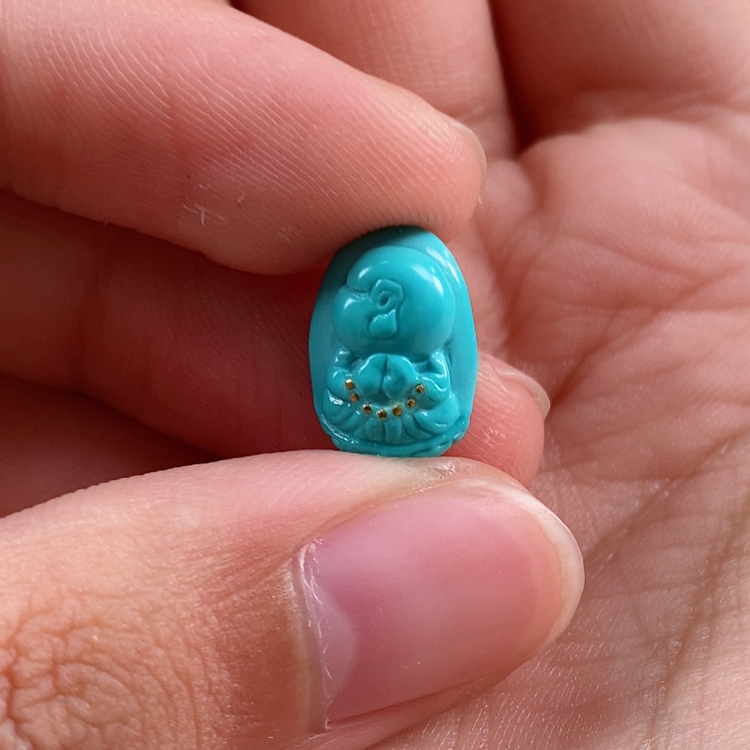 绿松石珠宝奇石未镶嵌