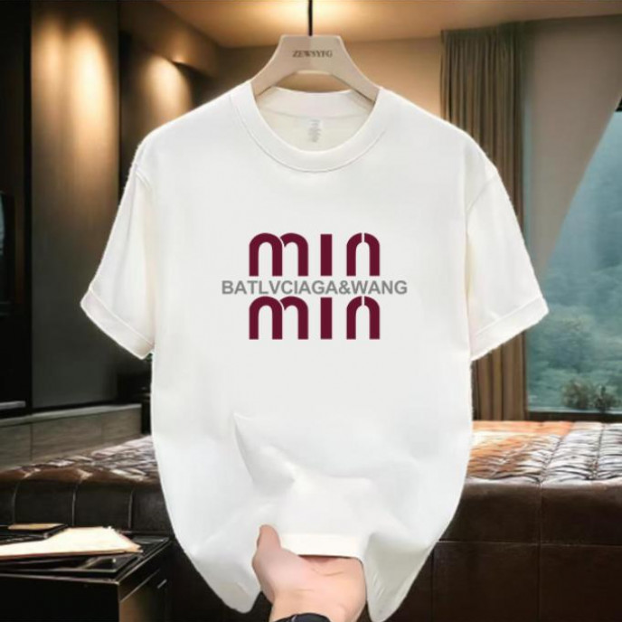 2【一折粉丝福利】夏季男女同款百搭时尚潮牌短袖T恤