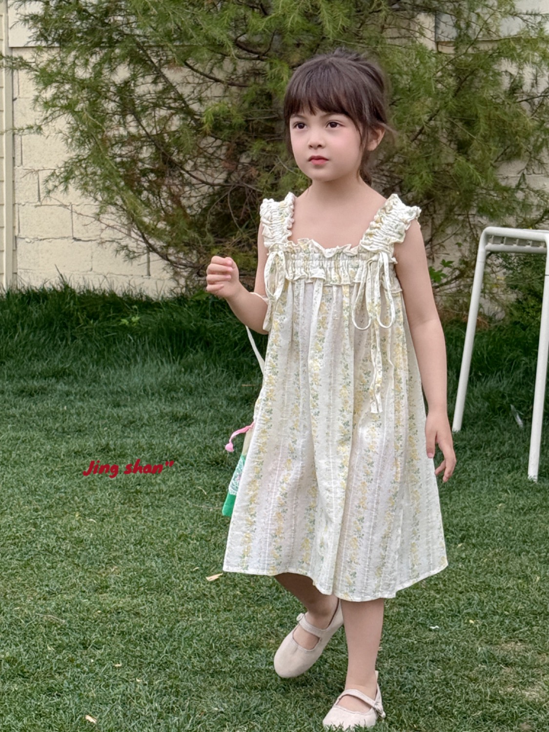 JS - 1199  高货碎花连衣裙