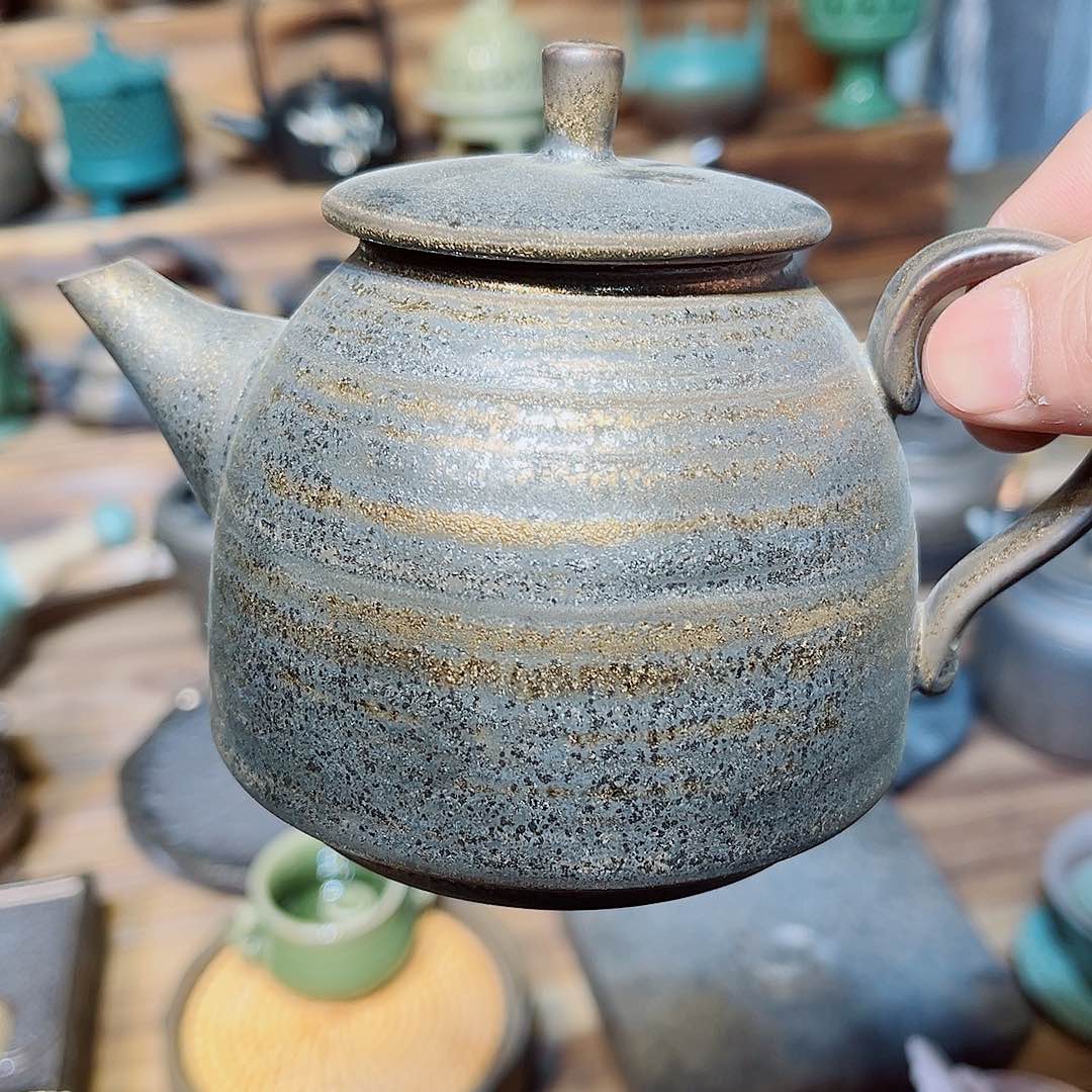 陶瓷香炉茶具摆件