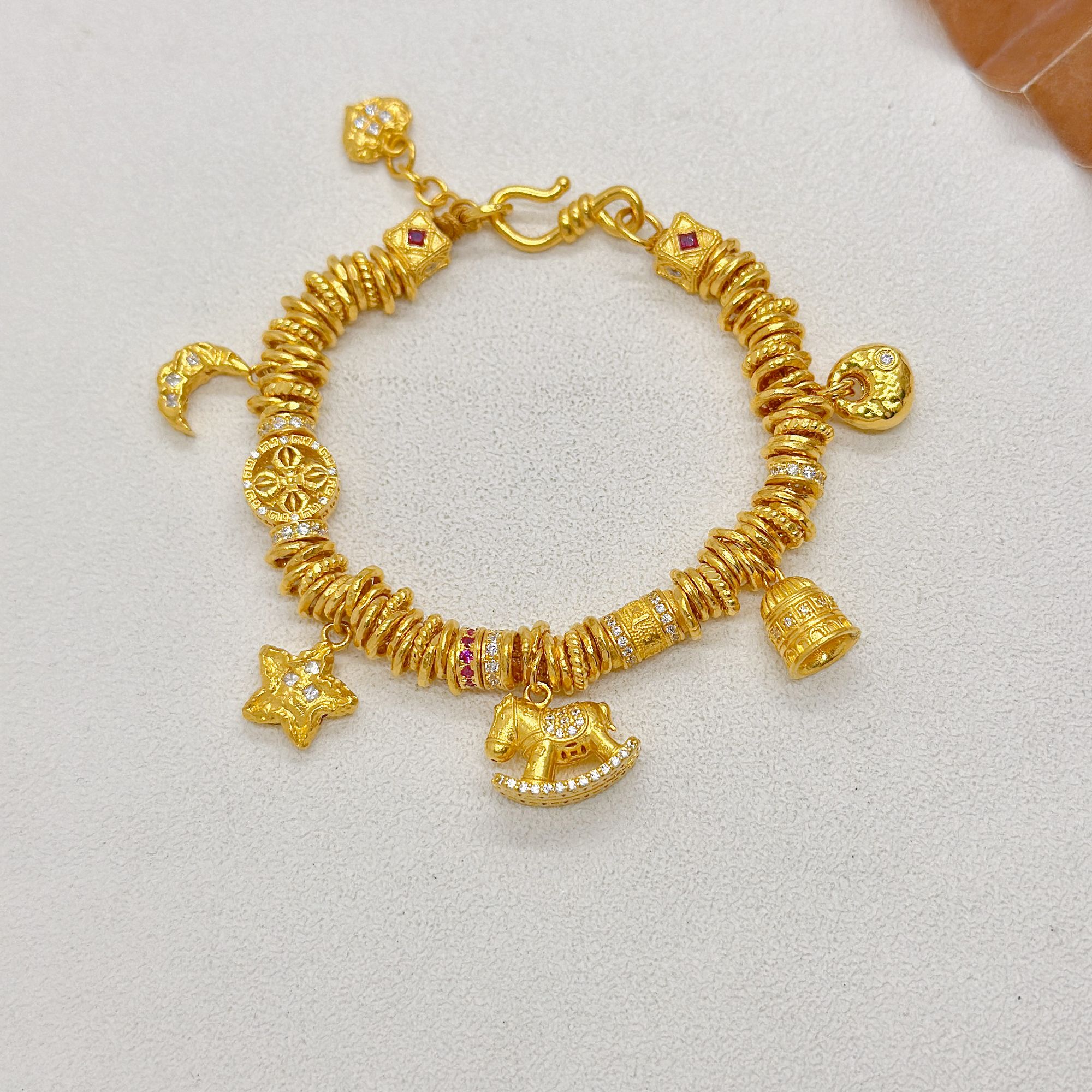 足金999饰品卡5 手链51.43g 长15cm