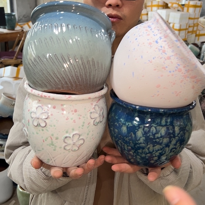 高度13口15啦啦花盆