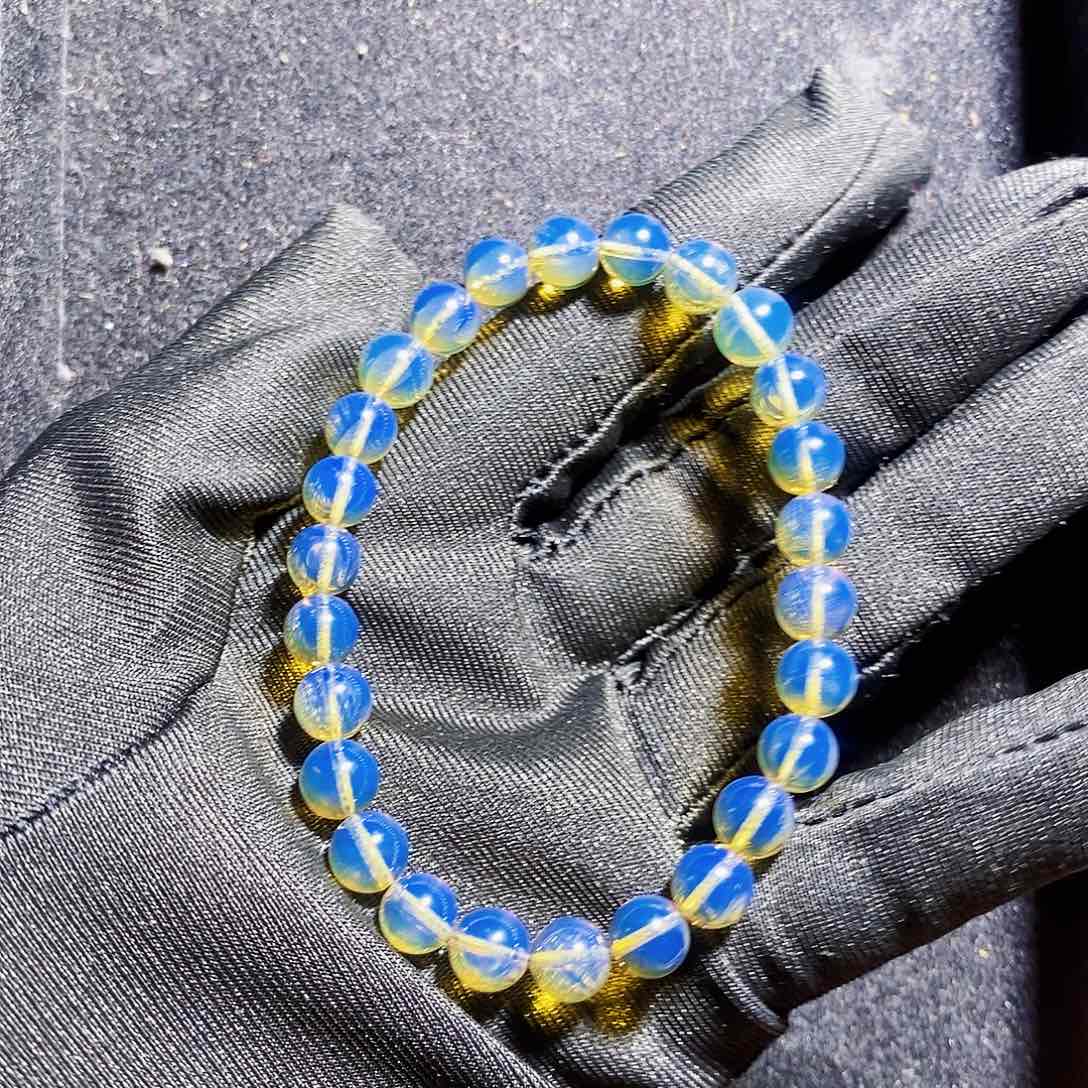 蓝珀裸石未镶嵌蓝珀异色珀净水卡7