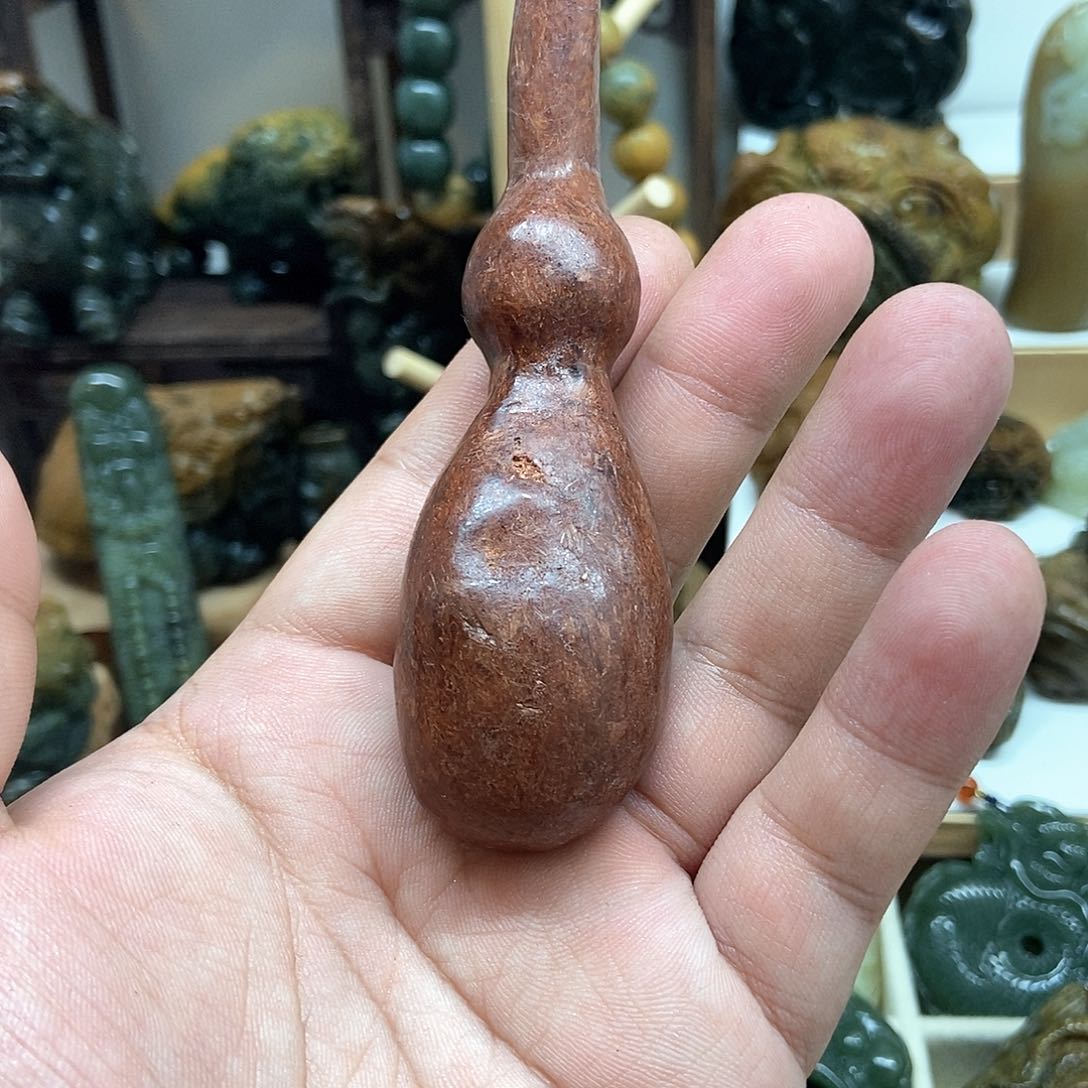 岫岩河磨玉（透闪石质玉）挂件未镶嵌