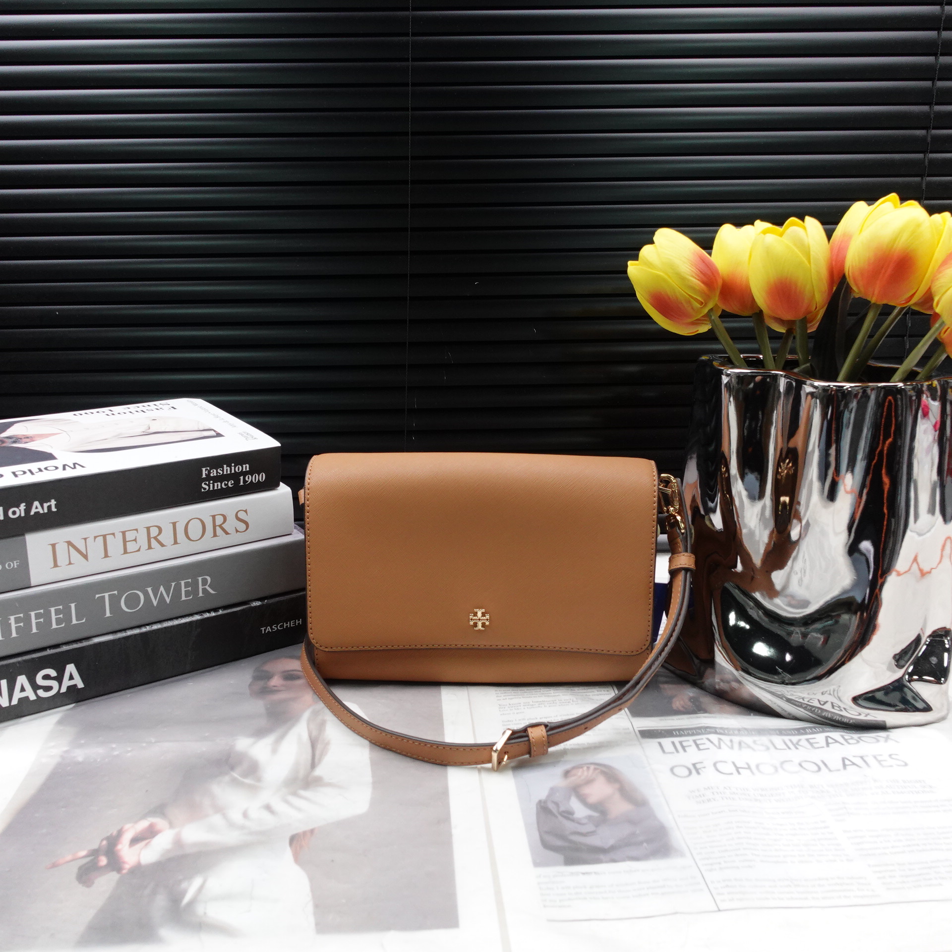 95新 TORY BURCH/汤丽柏琦 单肩包/T_ZY0000  T10309395