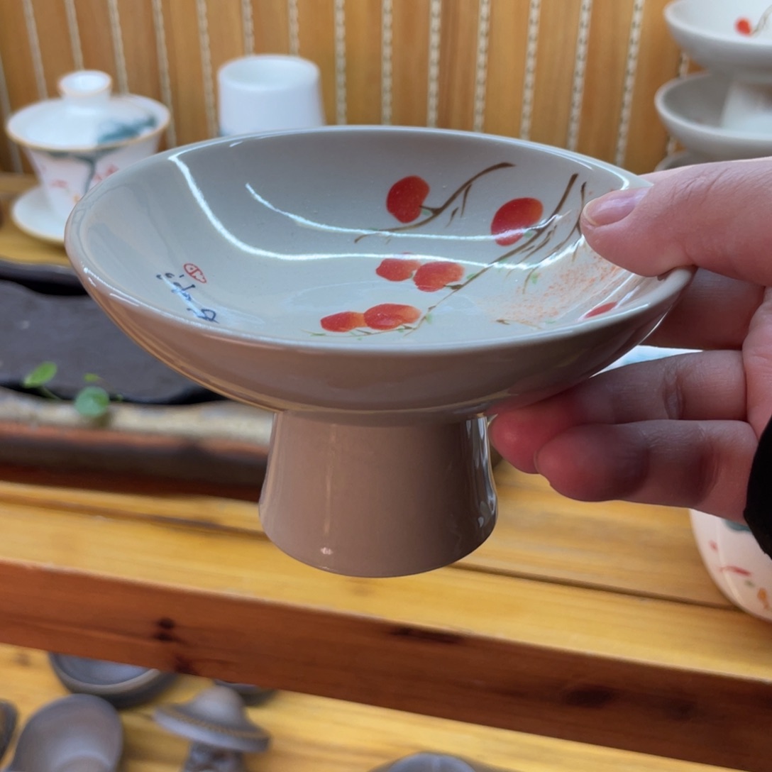 瓷片瓷野粗陶茶具