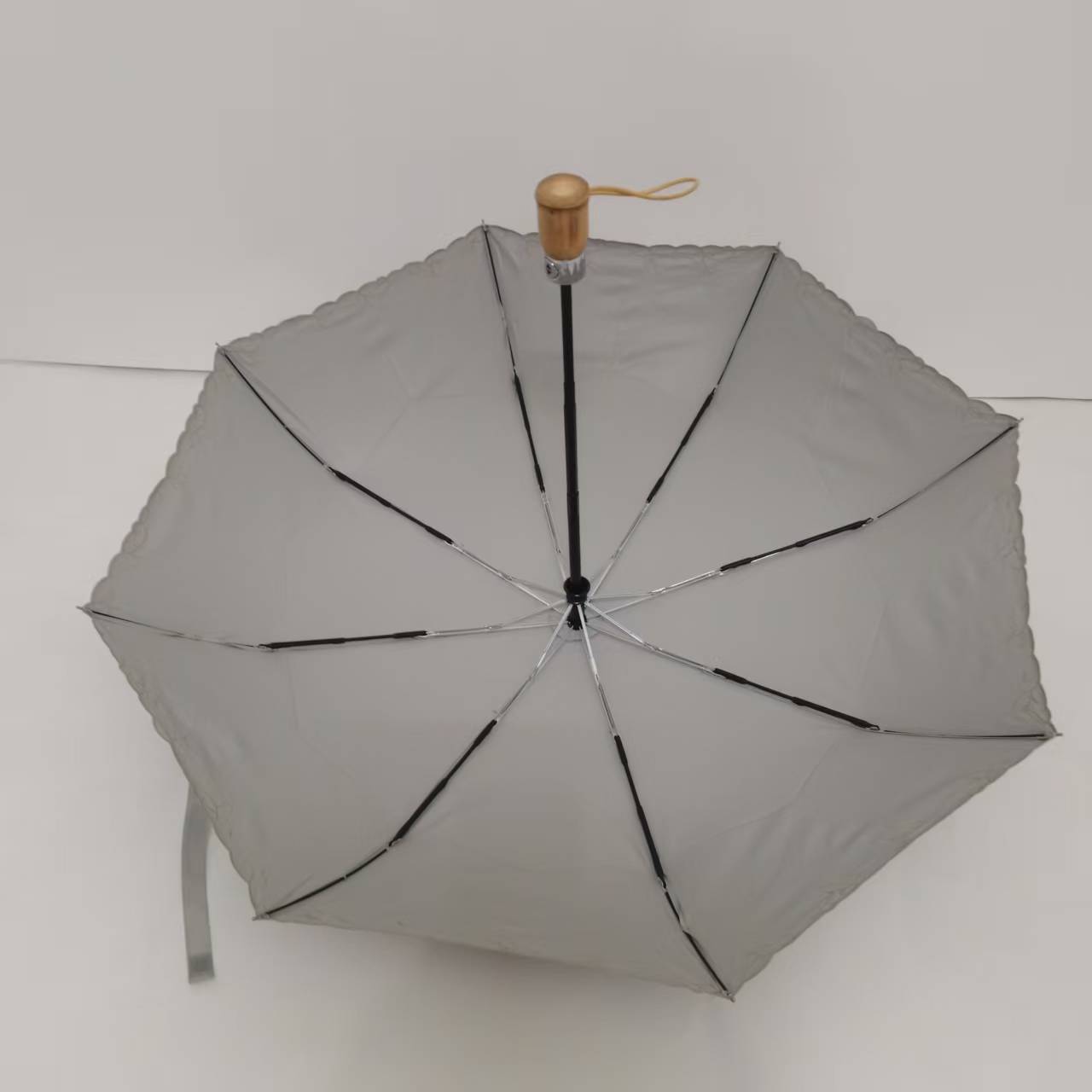 直播专用号【401—430】外贸单晴雨两用三折黑胶防晒伞防紫外线
