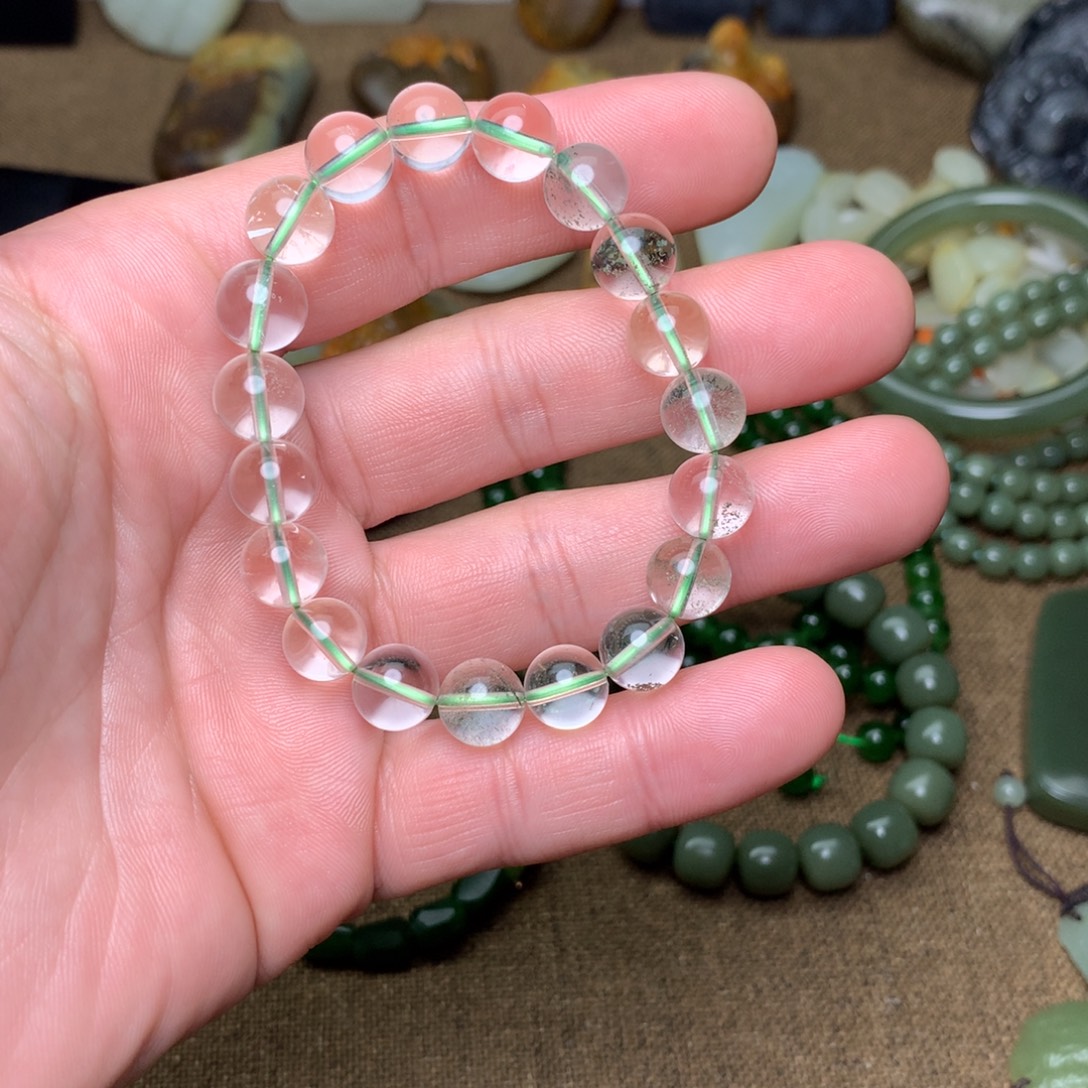 史***默和田玉未镶嵌手链