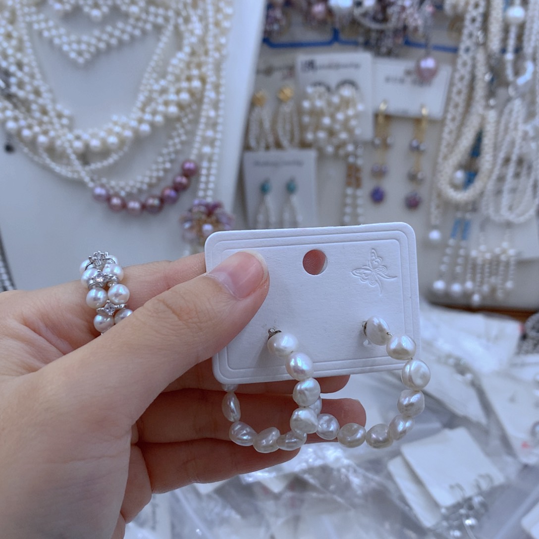 颈饰合金淡水珍珠姐*