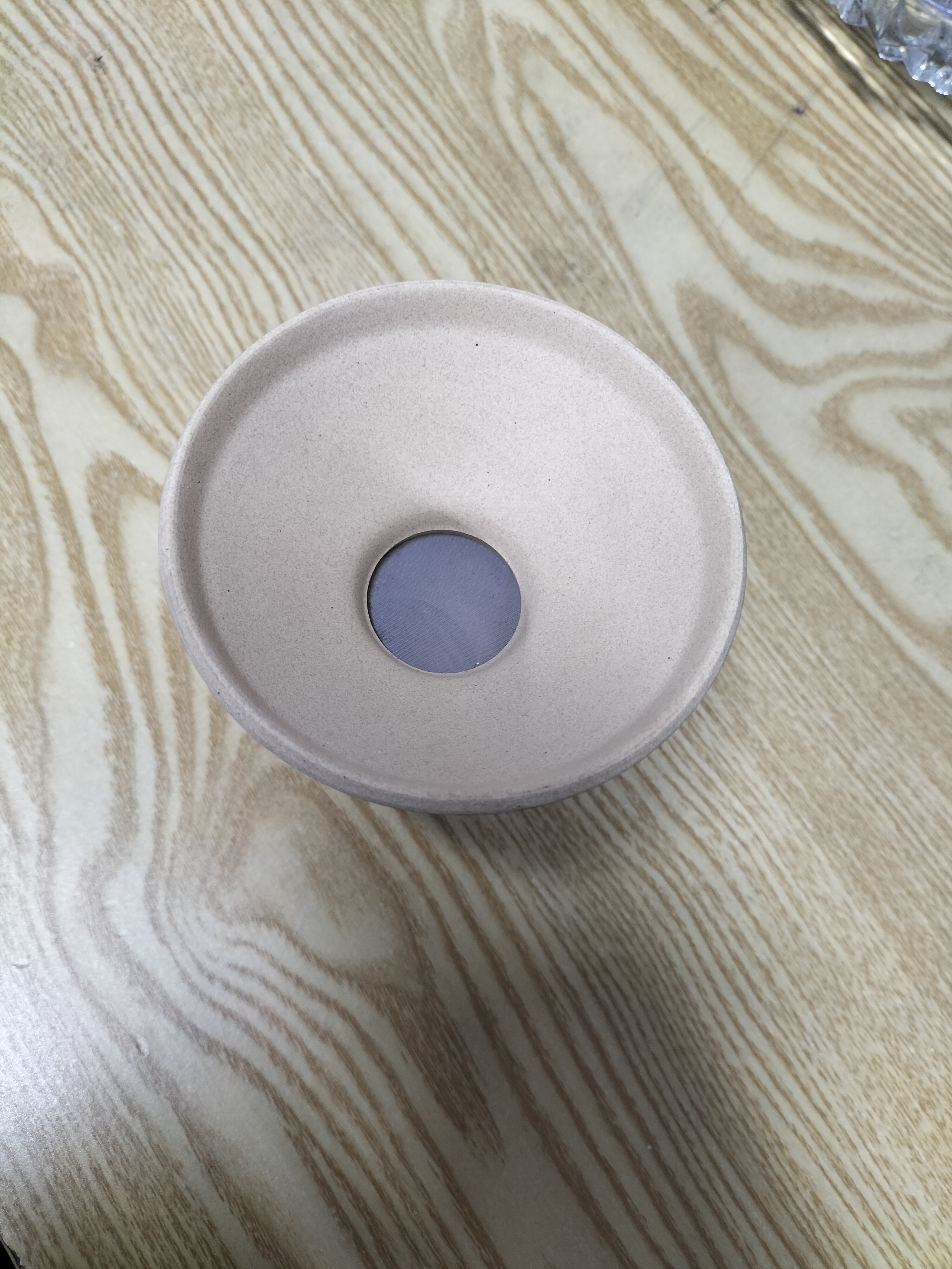 创意中古商品日瓷回流国产陶手工日式陶瓷家用神器无孔漏斗过滤器
